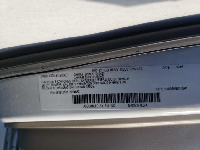 4S3BL616177204653 Subaru Legacy 2.5i