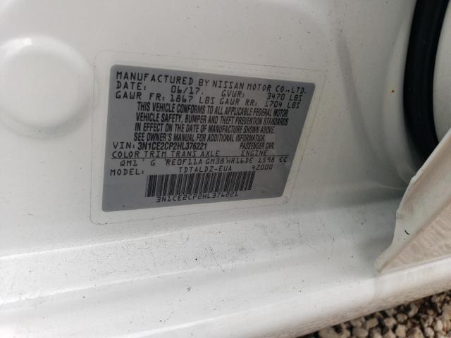 2017 NISSAN VERSA NOTE 3N1CE2CP2HL376221
