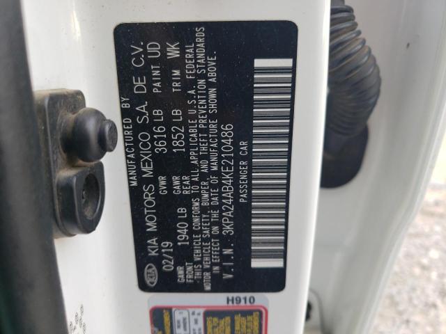 2019 KIA RIO S 3KPA24AB4KE210486