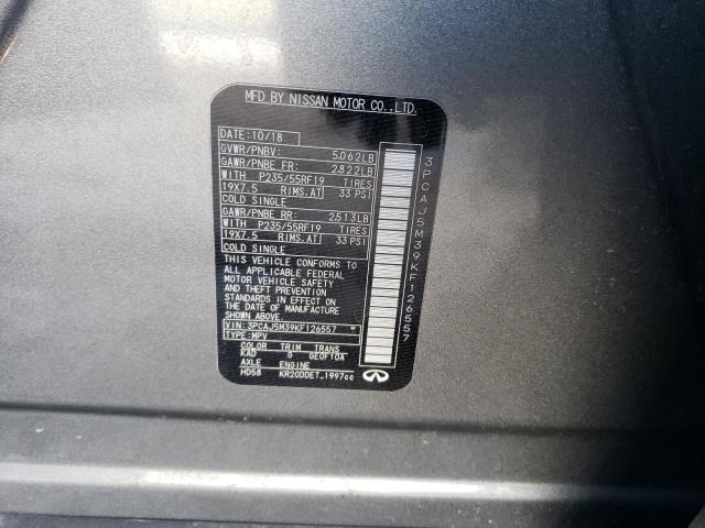 2019 INFINITI QX50 ESSEN - 3PCAJ5M39KF126557