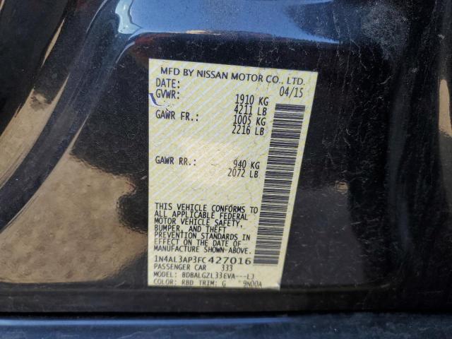 2015 NISSAN ALTIMA 2.5 1N4AL3AP3FC427016