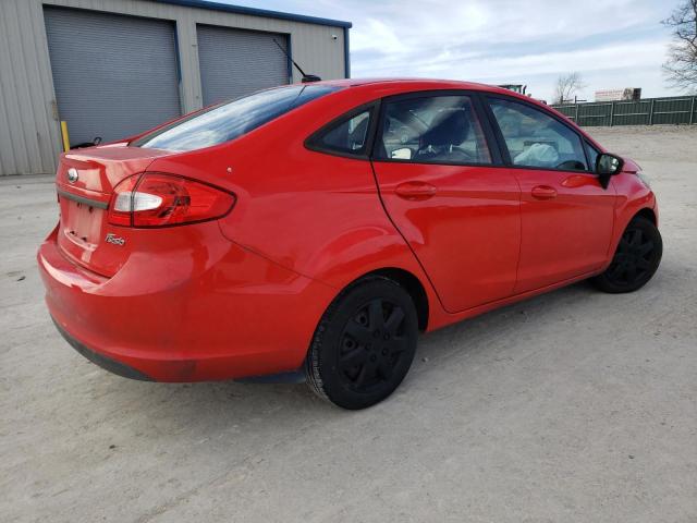  FORD FIESTA 2012 Red