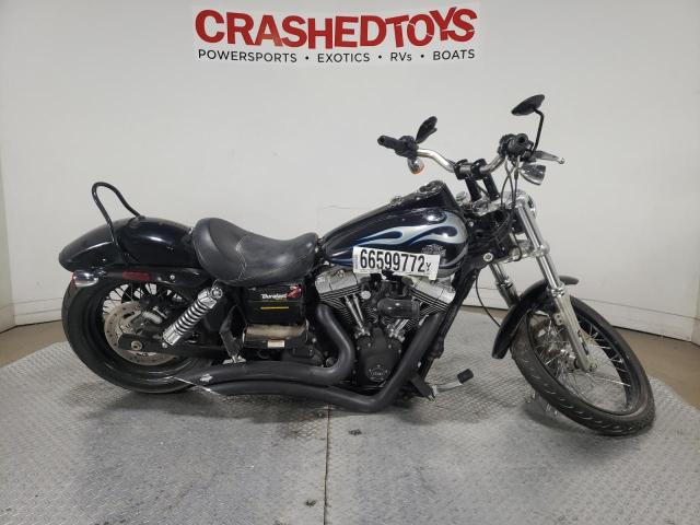 Salvage motorcycles for sale at Dallas, TX auction: 2013 Harley-Davidson Fxdwg Dyna Wide Glide