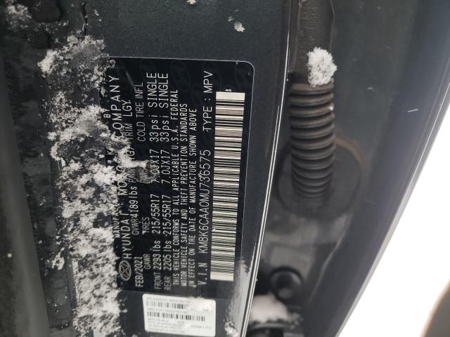 2021 HYUNDAI KONA SEL P - KM8K6CAA0MU736575