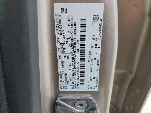 2015 LINCOLN MKC 5LMTJ2AH8FUJ33772