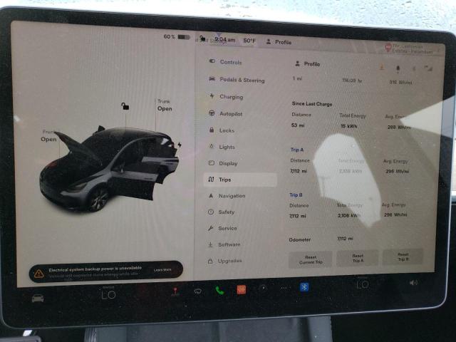 2023 TESLA MODEL Y 7SAYGDEE6PA037799