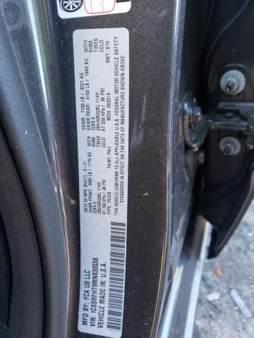 2021 RAM 1500 LIMIT 1C6SRFHT9MN830038