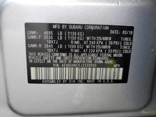4S4BSANC6J3339000 Subaru Outback 2.5i Limited