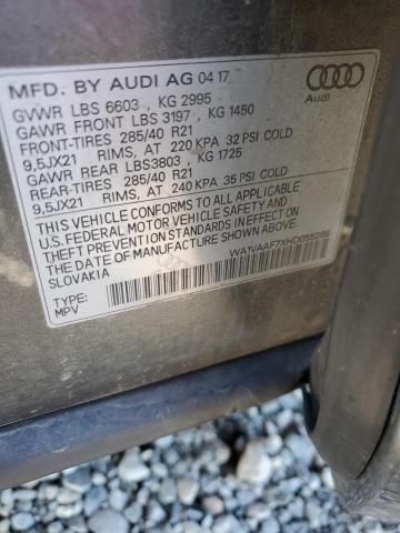 2017 AUDI Q7 PRESTIG - WA1VAAF7XHD055289