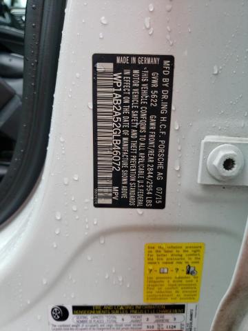 2016 PORSCHE MACAN S - WP1AB2A52GLB46072