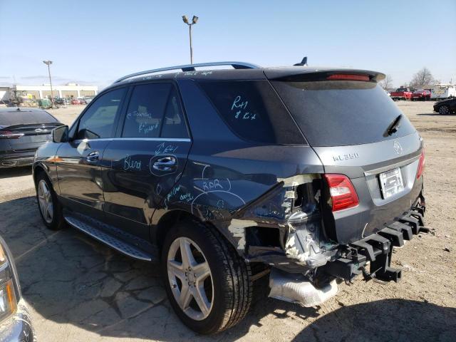 VIN 4JGDA5HBXFA486297 2015 Mercedes-Benz ML-Class, ... no.2