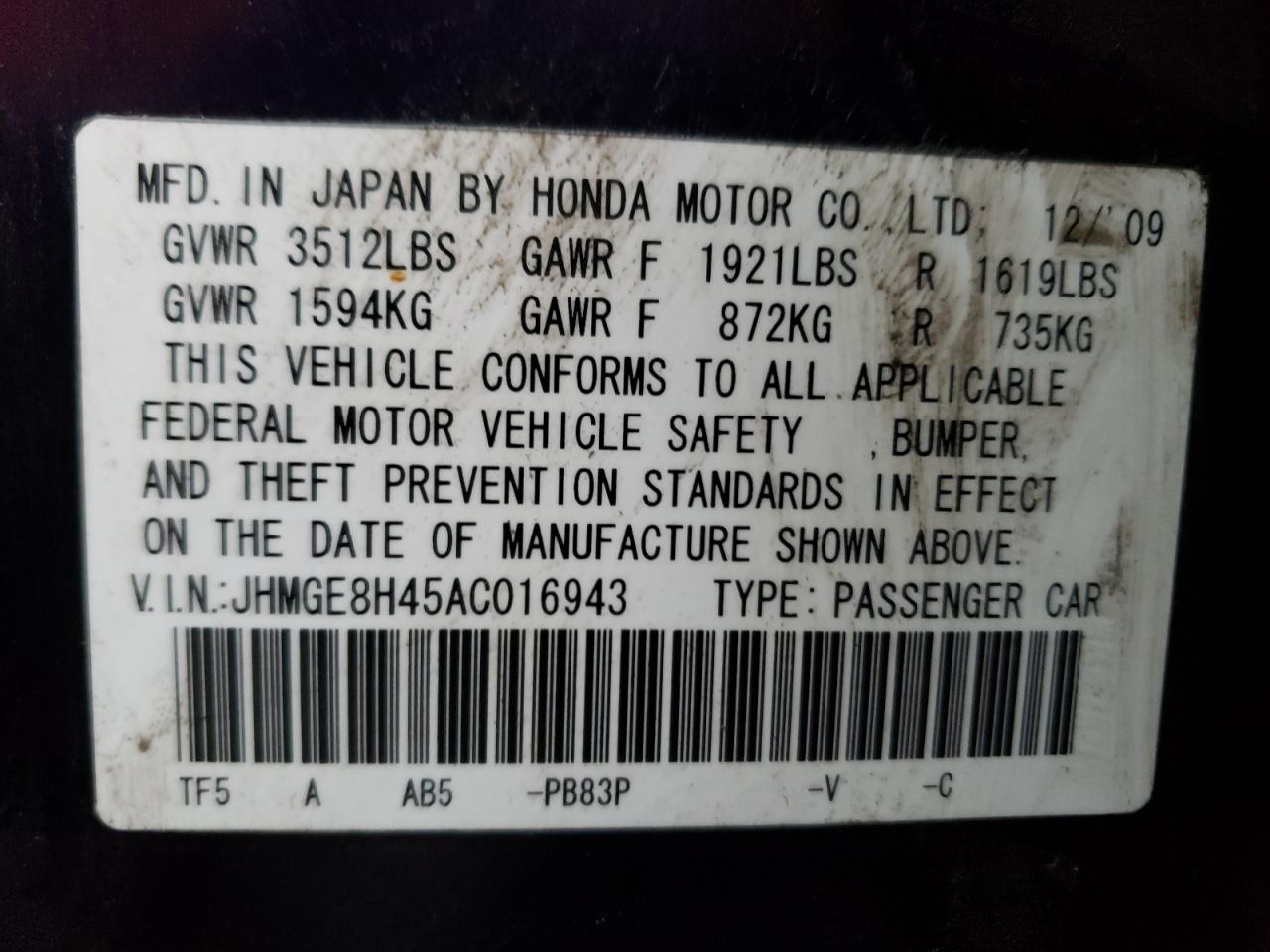 2010 Honda Fit - Image 12