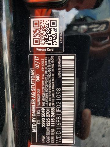2018 MERCEDES-BENZ E 400 - WDD1J6FB1JF021098