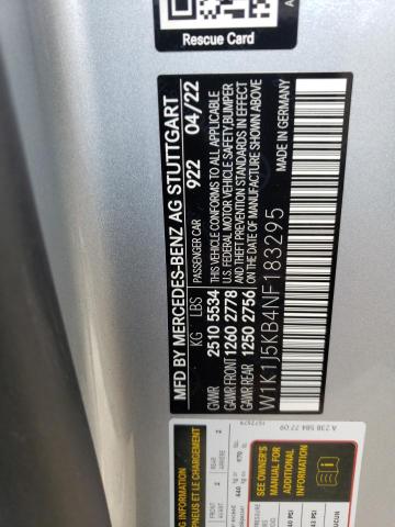 2022 MERCEDES-BENZ E 450 4MAT W1K1J5KB4NF183295