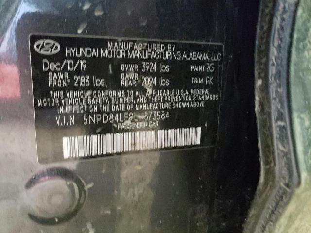 2020 HYUNDAI ELANTRA 5NPD84LF9LH573584