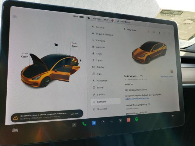 2021 TESLA MODEL 3 5YJ3E1EA7MF030366