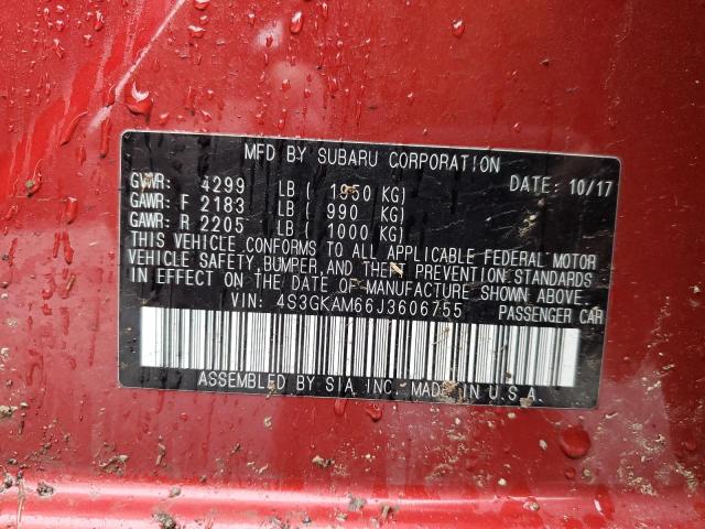 4S3GKAM66J3606755 Subaru Impreza Sport