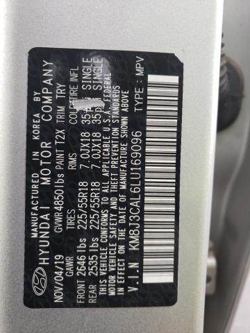 2020 HYUNDAI TUCSON LIM - KM8J3CAL6LU169096
