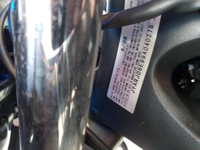 2009 YAMAHA YZFR6 S JYARJ06E99A040278