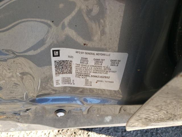 1GKKNRLS5MZ162952 GMC ACADIA SLE