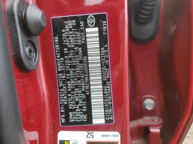 2018 TOYOTA CAMRY XSE - 4T1BZ1HK9JU505390