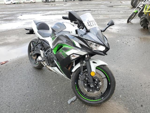 Salvage cars for sale from Copart Shreveport, LA: 2022 Kawasaki EX650 N