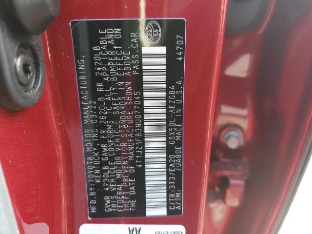 2022 TOYOTA AVALON XLE 4T1JZ1FB3NU077045