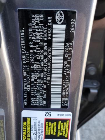 2018 TOYOTA CAMRY L 4T1B11HK4JU056210