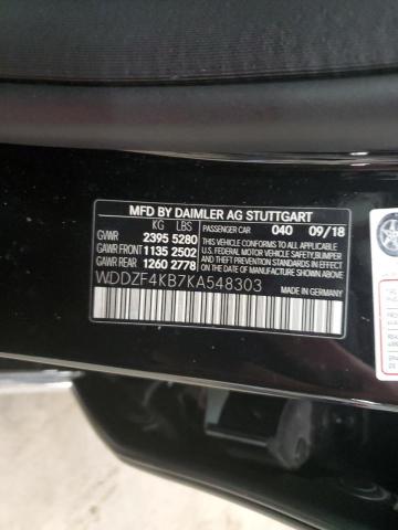 2019 MERCEDES-BENZ E 300 4MAT - WDDZF4KB7KA548303