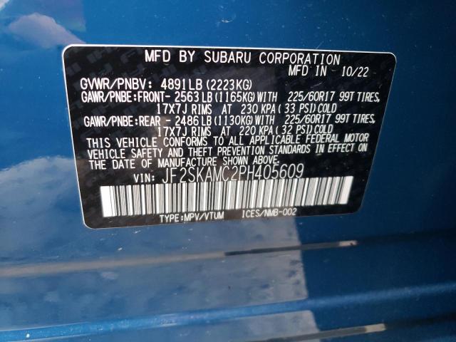 2023 SUBARU FORESTER W - JF2SKAMC2PH405609