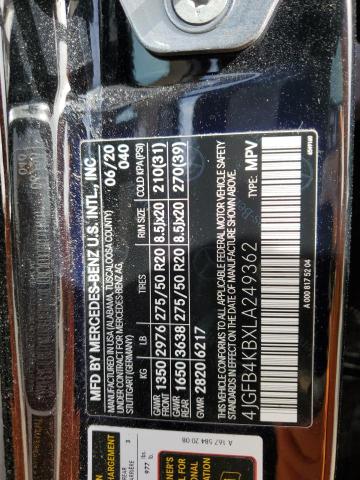4JGFB4KBXLA249362 Mercedes-Benz Gle 350 4matic