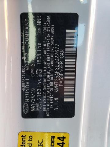 2020 HYUNDAI VELOSTER B - KMHTG6AF3LU022677