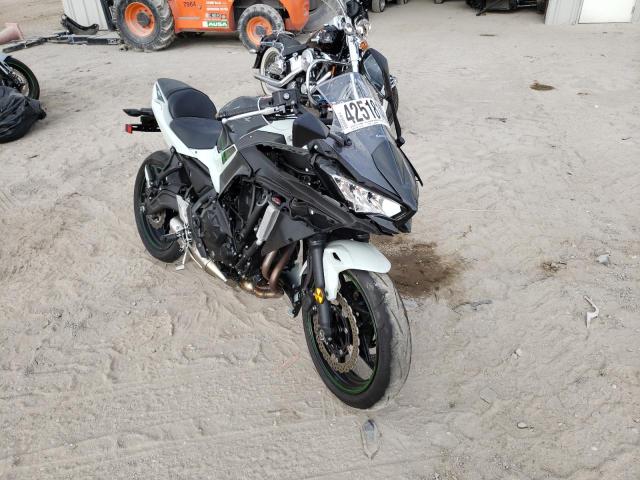 Salvage Motorcycles for parts for sale at auction: 2022 Kawasaki EX650 N