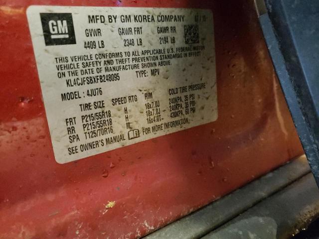 2015 BUICK ENCORE CON - KL4CJFSBXFB248095