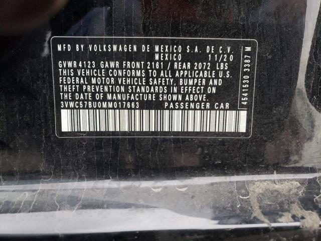 2021 VOLKSWAGEN JETTA S 3VWC57BU0MM017663