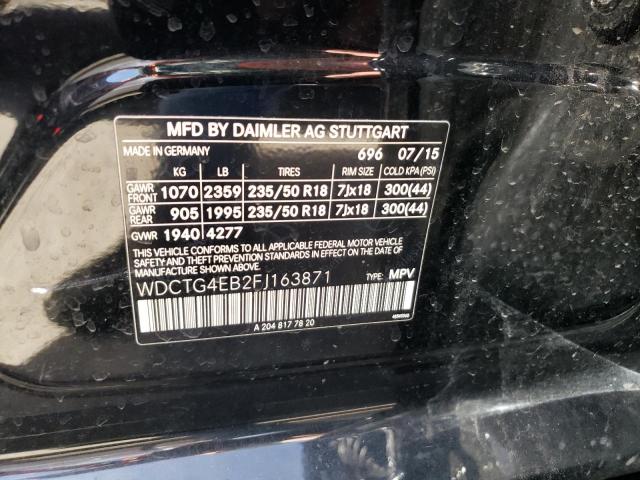 2015 MERCEDES-BENZ GLA 250 - WDCTG4EB2FJ163871