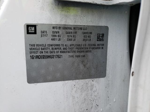 2017 CHEVROLET VOLT LT - 1G1RC6S59HU217621