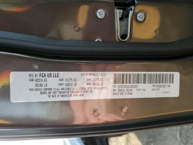 2018 DODGE CHARGER SX 2C3CDXHG3JH253357