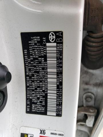 2016 TOYOTA COROLLA L 5YFBURHE0GP461085