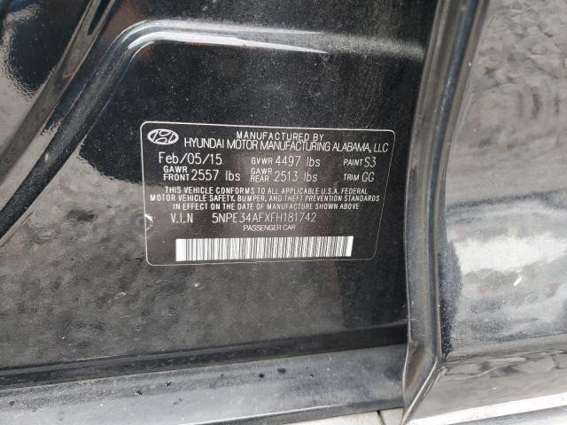 2015 HYUNDAI SONATA SPO 5NPE34AFXFH181742