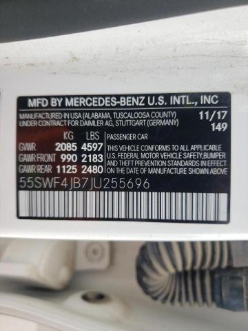 2018 MERCEDES-BENZ C 300 55SWF4JB7JU255696