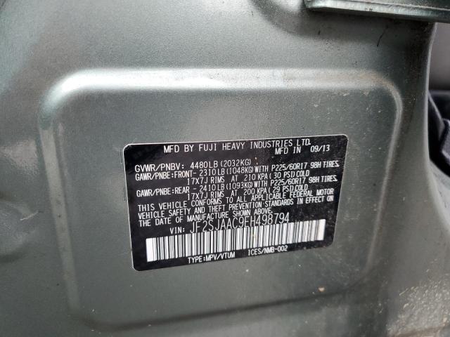 JF2SJAAC9EH498794 Subaru Forester 2.5i