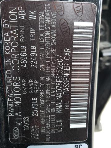KNALN4D78E5152807 KIA Cadenza Premium