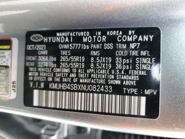2022 GENESIS GV80 BASE KMUHB4SBXNU082433