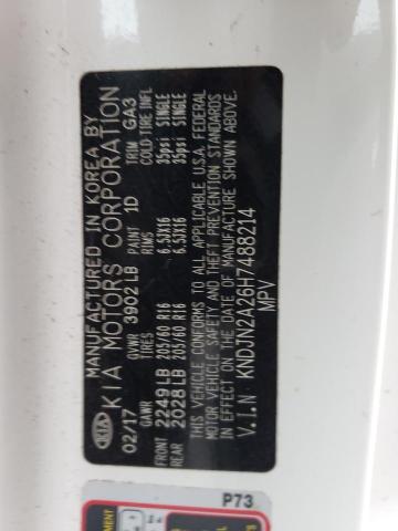 2017 KIA SOUL KNDJN2A26H7488214