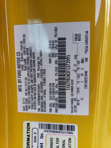 2015 FORD MUSTANG - 1FATP8EM3F5372095