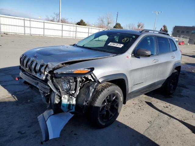 Jeep Cherokee salvage cars for sale: 2015 Jeep Cherokee Trailhawk