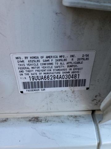 19UUA66294A030481 Acura TL
