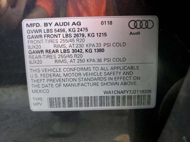 2018 AUDI Q5 PRESTIG - WA1CNAFY7J2118306