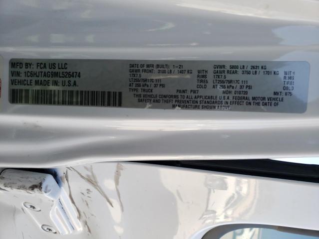 2021 JEEP GLADIATOR 1C6HJTAG9ML526474